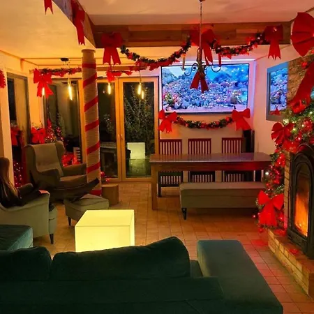 別荘 House Of Freedom With Sea View Sauna And Jacuzzi Osłonino