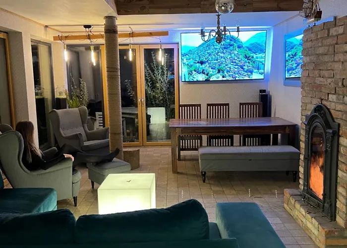 Semesterbostad House Of Freedom With Sea View Sauna And Jacuzzi Oslonino